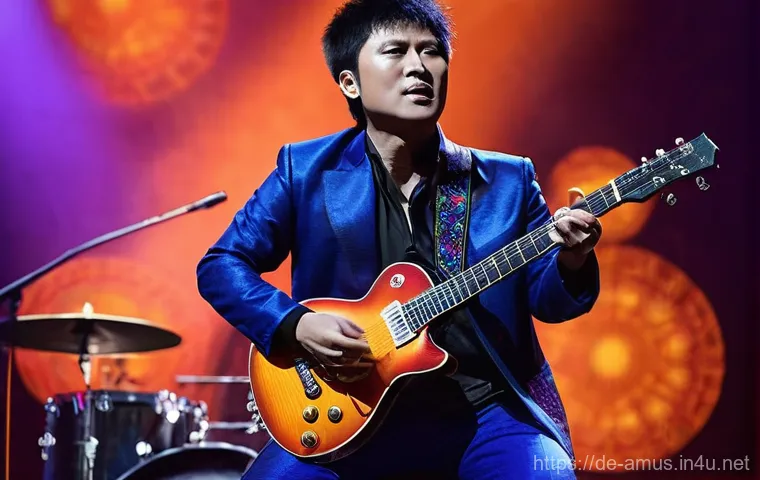 Li Ronghao의 음악 프로듀서로서의 업적 - **Prompt 1: The Visionary Producer in the Studio**
    A focused Li Ronghao in a sophisticated, mode...